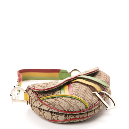 Christian Dior Monogram Rasta Saddle Bag Beige 4 of 10