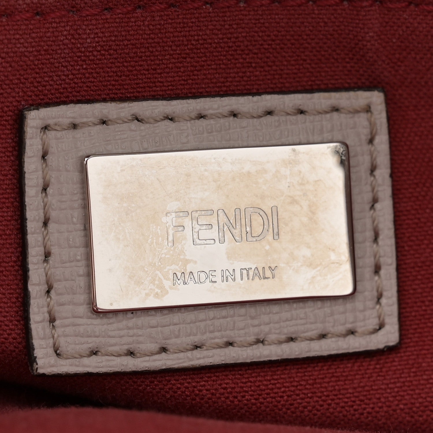 Fendi Vitello Elite Monster Petite 2Jours Tote Polvere Ribes Multicolor 6 of 11