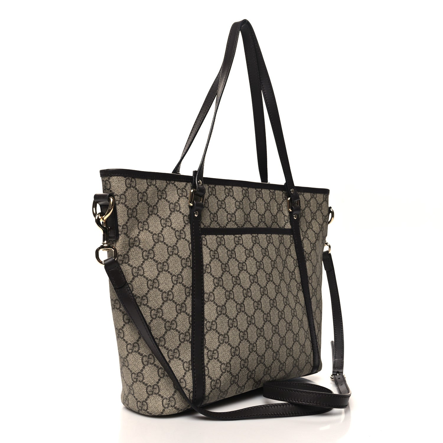 Gucci GG Supreme Monogram Medium Joy Tote Dark Brown 3 of 11