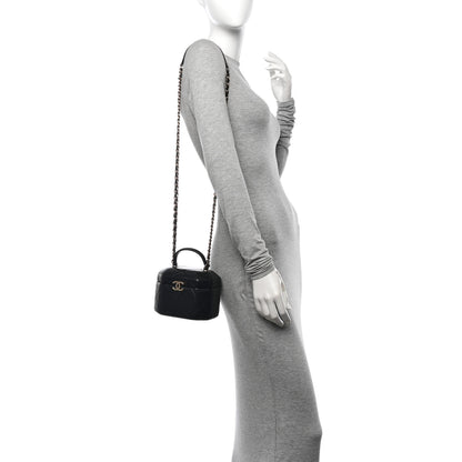 Chanel Lambskin Quilted Vendome Case Black 2 of 10
