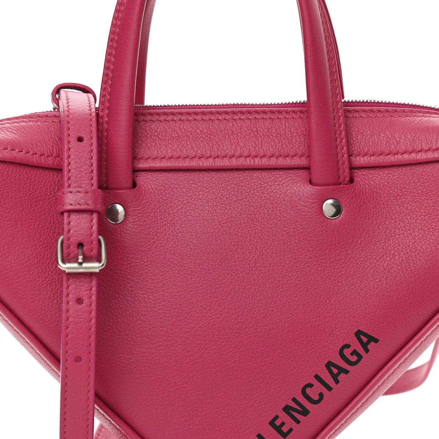 Calfskin XS Triangle Duffle Pink