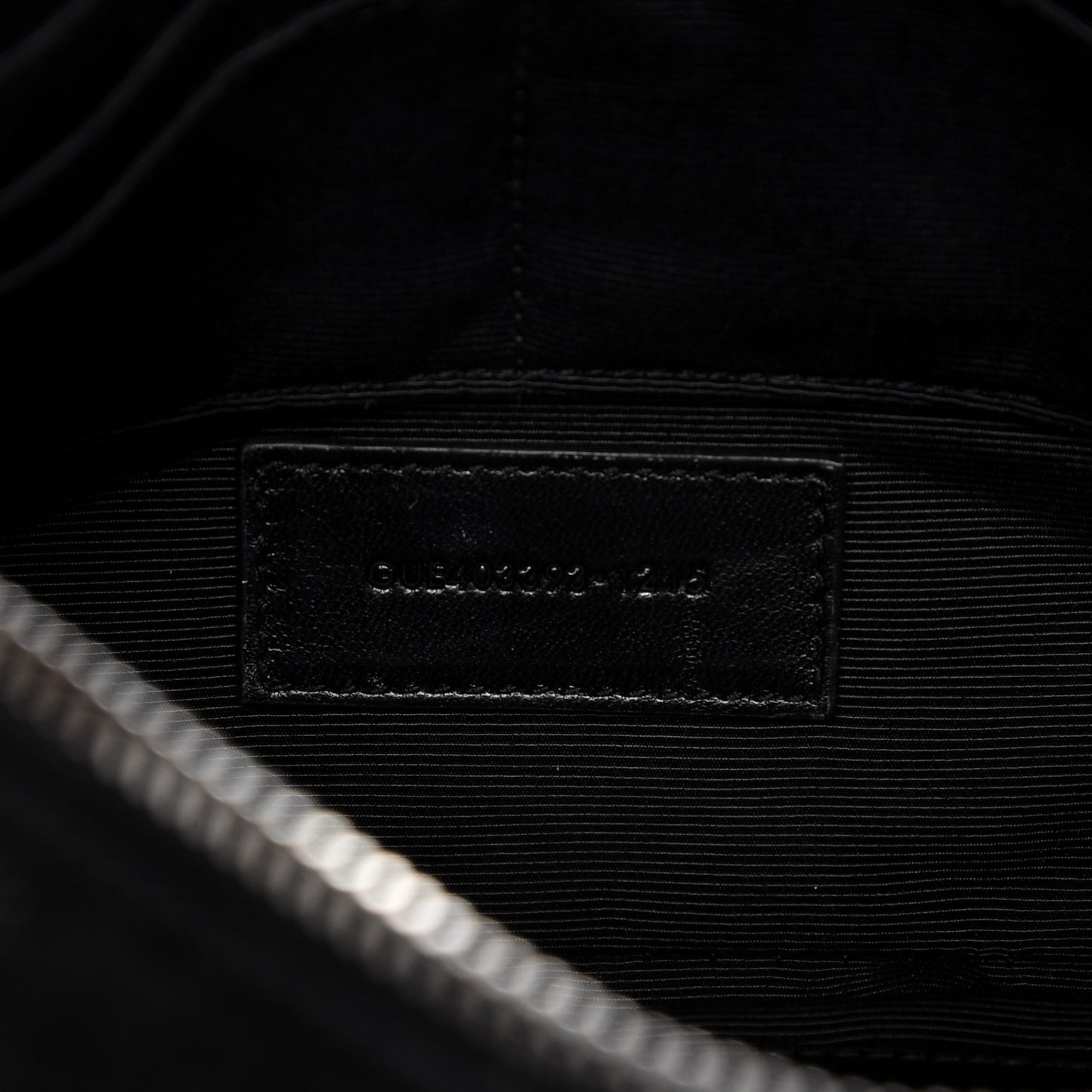 Suede Calfskin Small Fringe Crossbody Bag Black