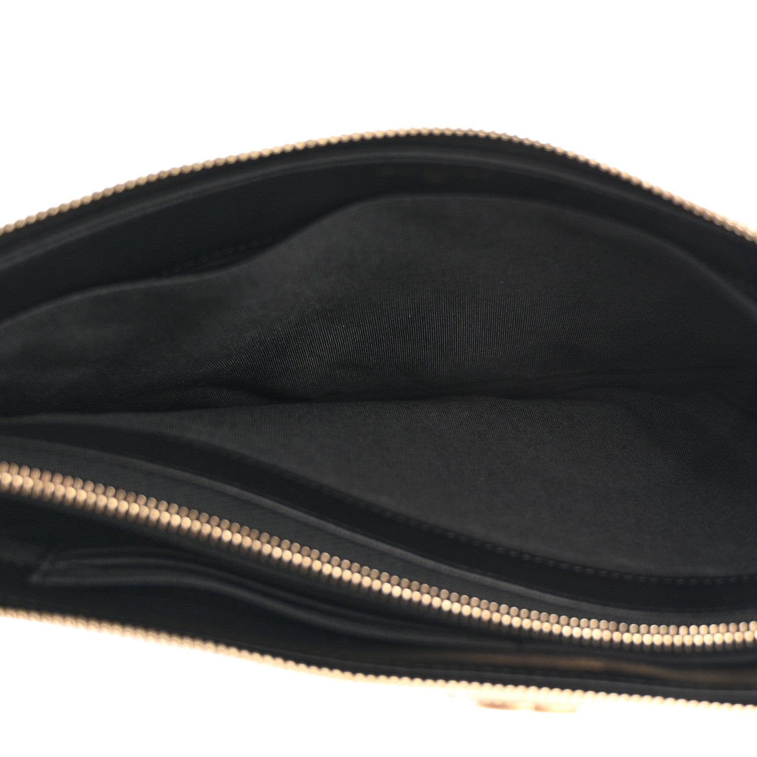Chanel Lambskin Quilted Small Boy Zipped Pouch Black 5 of 9
