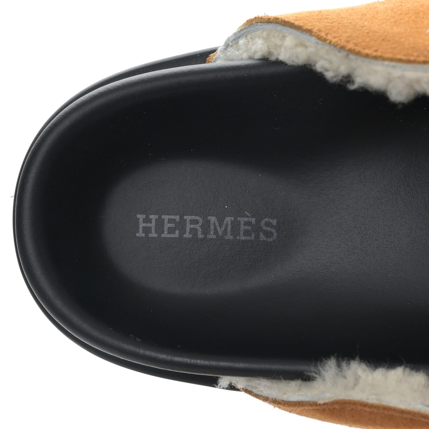 Suede Goatskin Shearling Go Mules 41 Beige Kraft Ecru 41 Beige Kraft Ecru