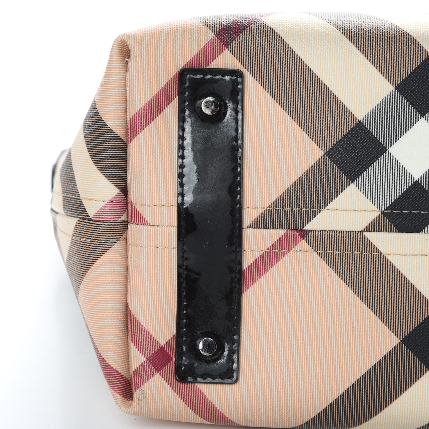 Nova Check Small Nickie Tote Black