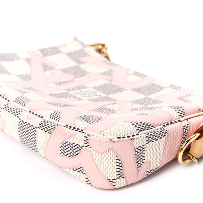 Louis Vuitton Damier Azur Tahitienne Mini Pochette Accessories 11 of 12