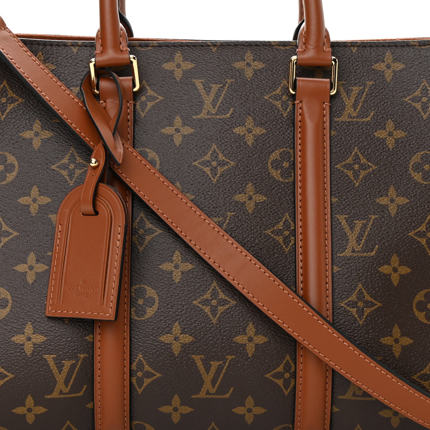 Louis Vuitton Monogram Soufflot MM Caramel 9 of 14