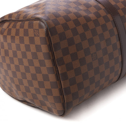 Louis Vuitton Damier Ebene Keepall 50 6 of 9