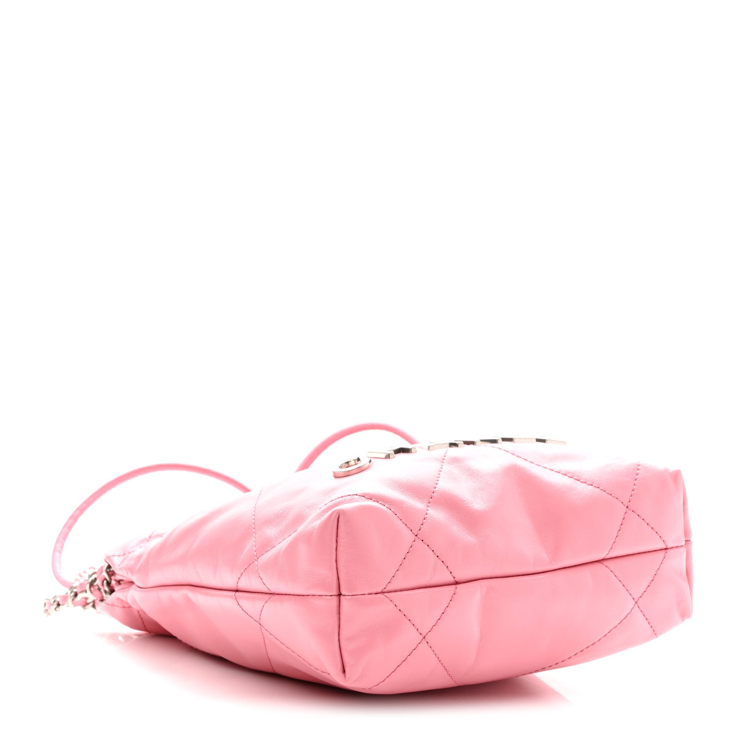 Chanel Shiny Calfskin Quilted Mini Chanel 22 Pink 4 of 11