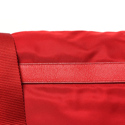 Prada Nylon Vela Sport Messenger Bag Rosso 11 of 12