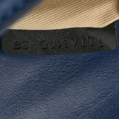 Valentino Garavani Vitello Medium Glam Lock Rockstud Flap Indigo 6 of 12