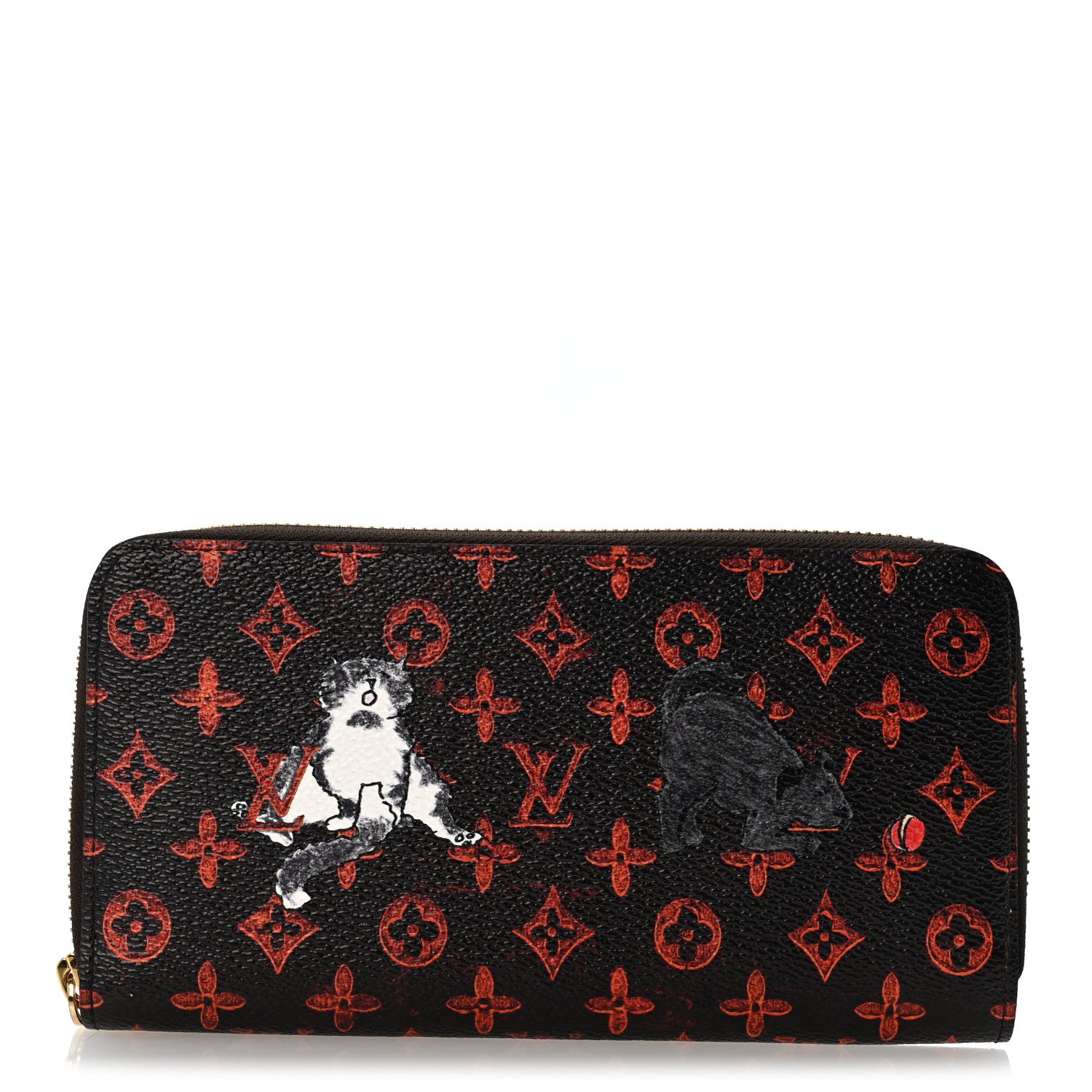 Louis Vuitton Catogram Zippy Wallet Marron 1 of 9