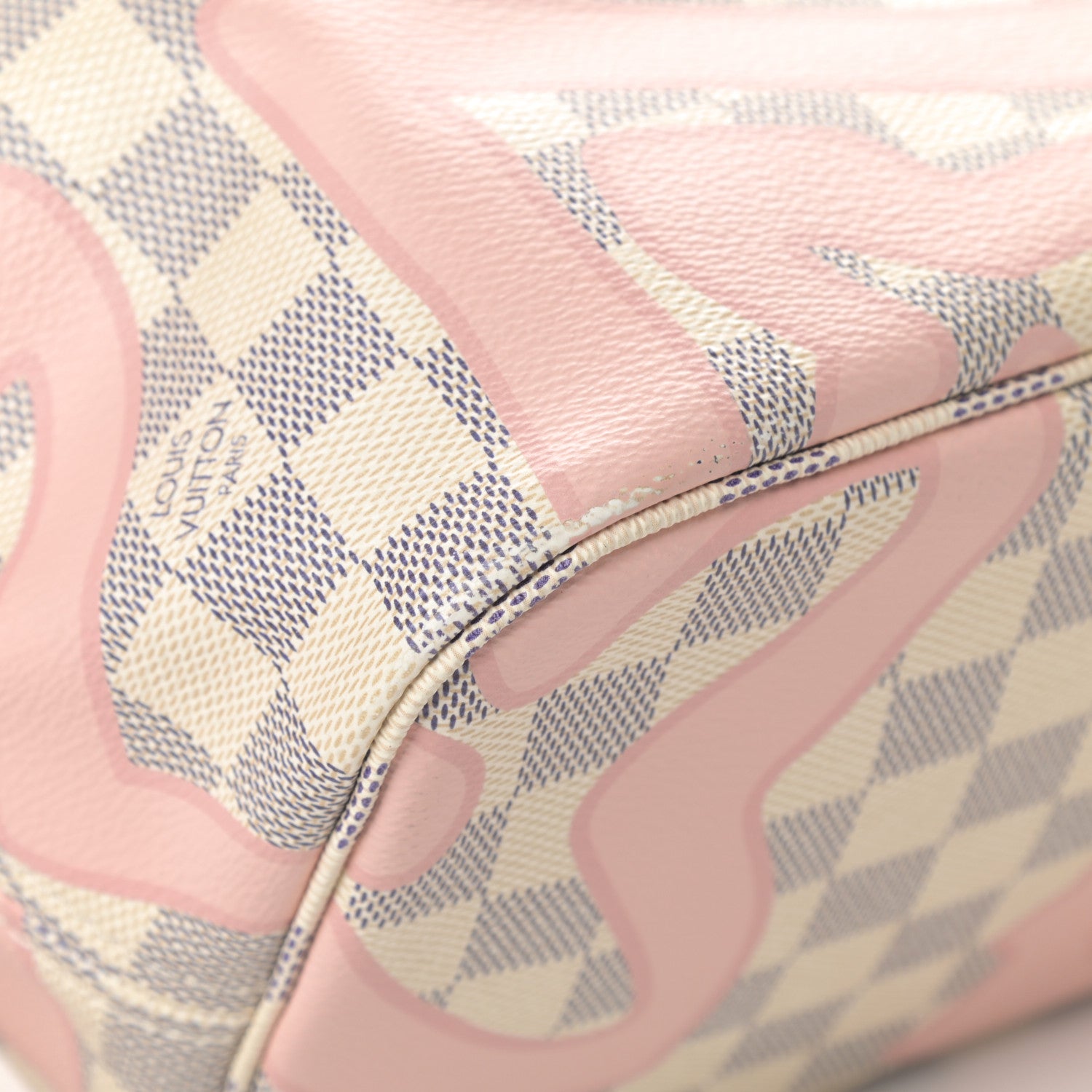 Louis Vuitton Damier Azur Tahitienne Neverfull MM 11 of 15
