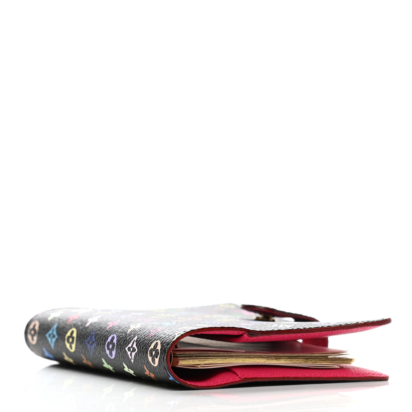 Monogram Multicolor Small Ring Agenda Cover Black Grenade