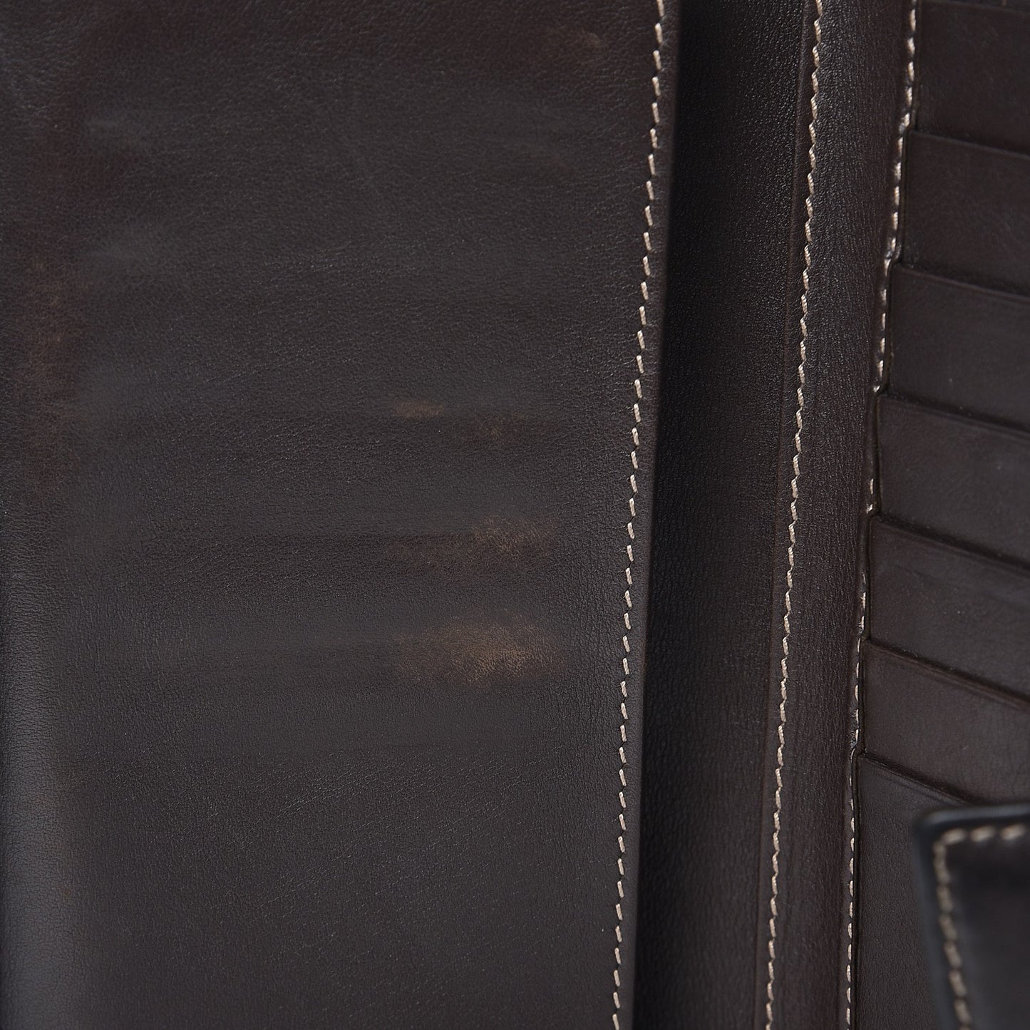 Monogram Guccioli Brando Chihuahua Continental Wallet Dark Brown