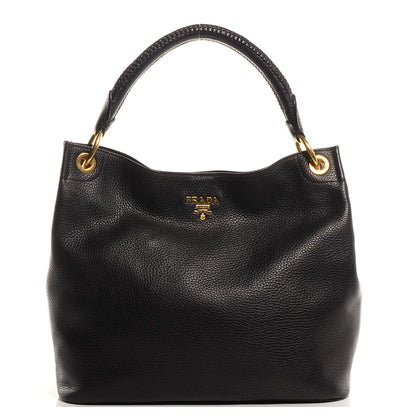 Prada Vitello Daino Hobo Nero Black 1 of 10