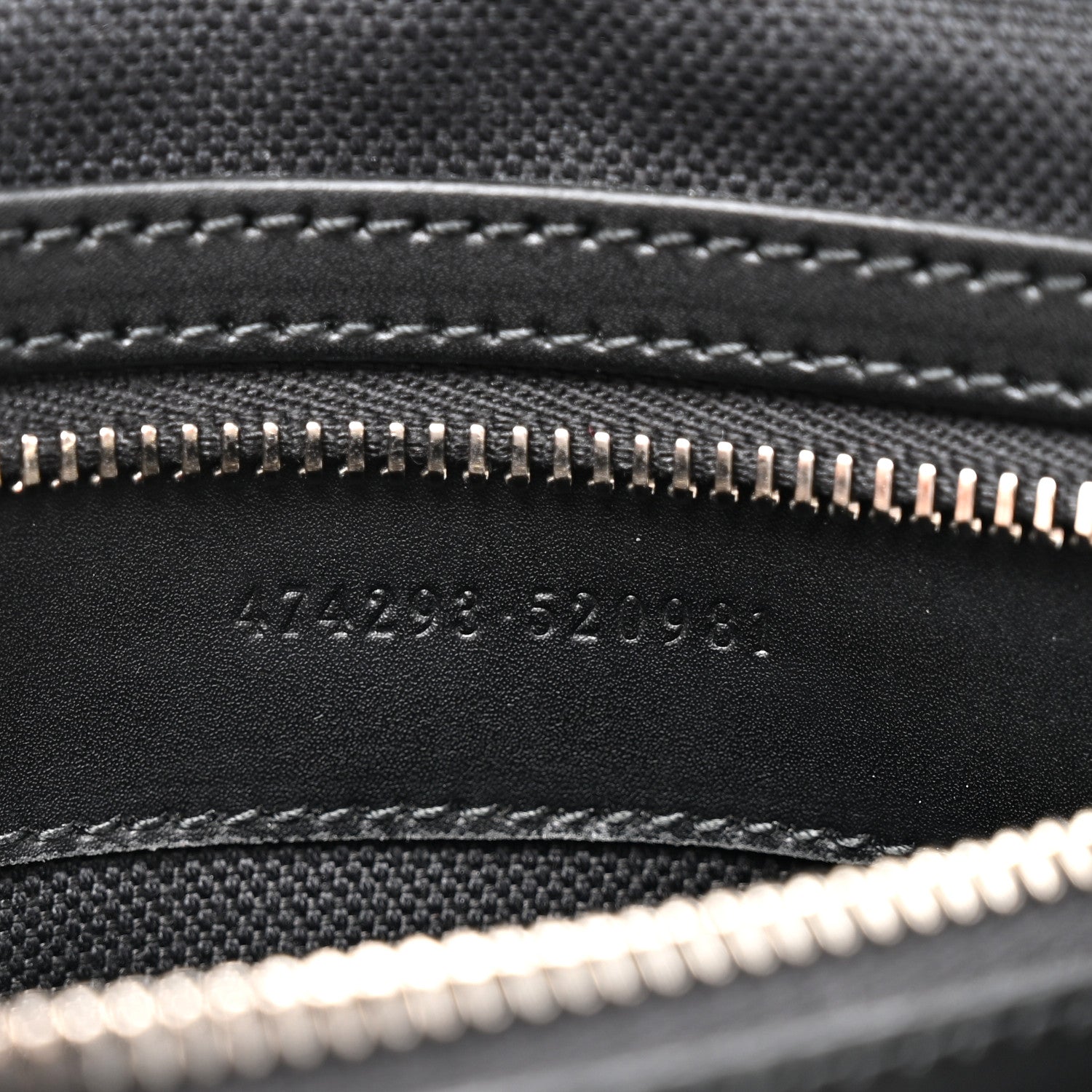 Gucci Soft GG Supreme Monogram Web Belt Bag Black Grey 7 of 10