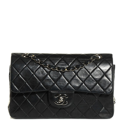 Chanel Lambskin Quilted Small Double Flap Black 1 of 8