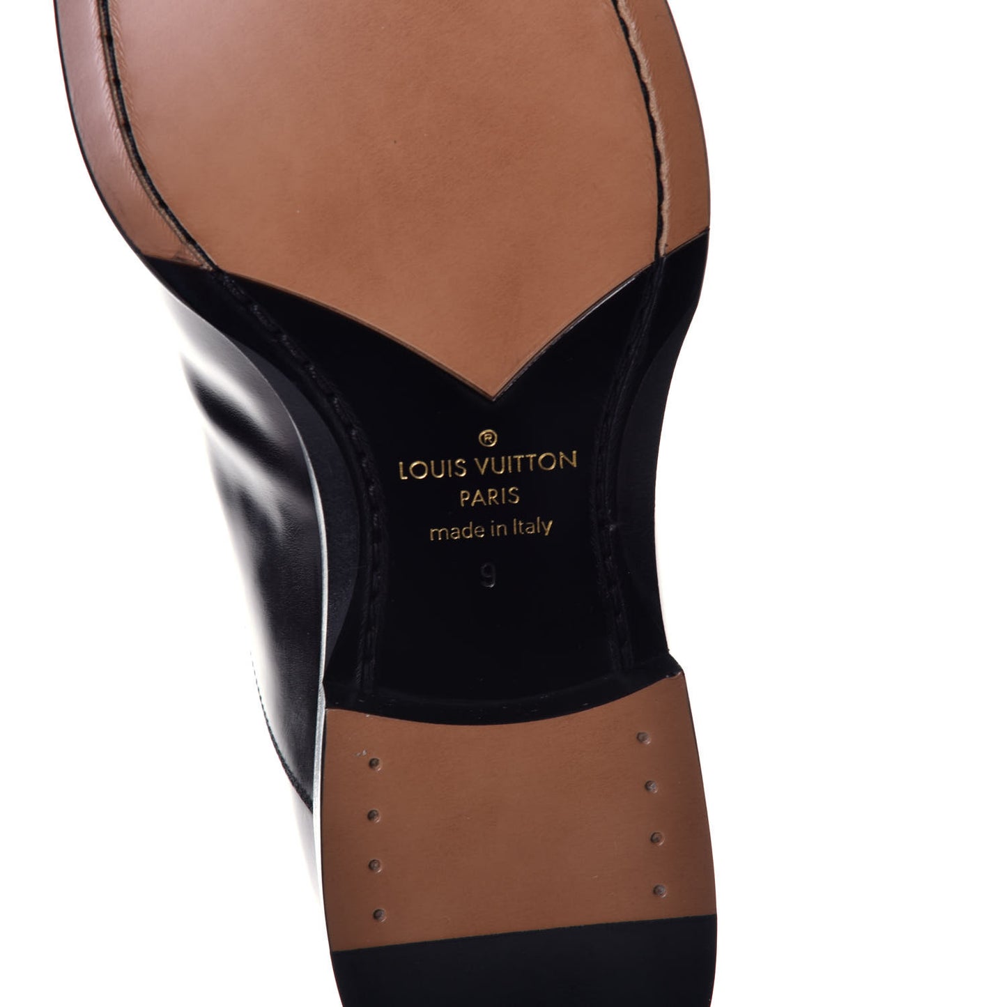 Calfskin Mens Vendome Richelieu 9 Black