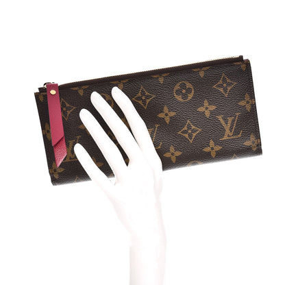 Louis Vuitton Monogram Adele Wallet Fuchsia 2 of 8