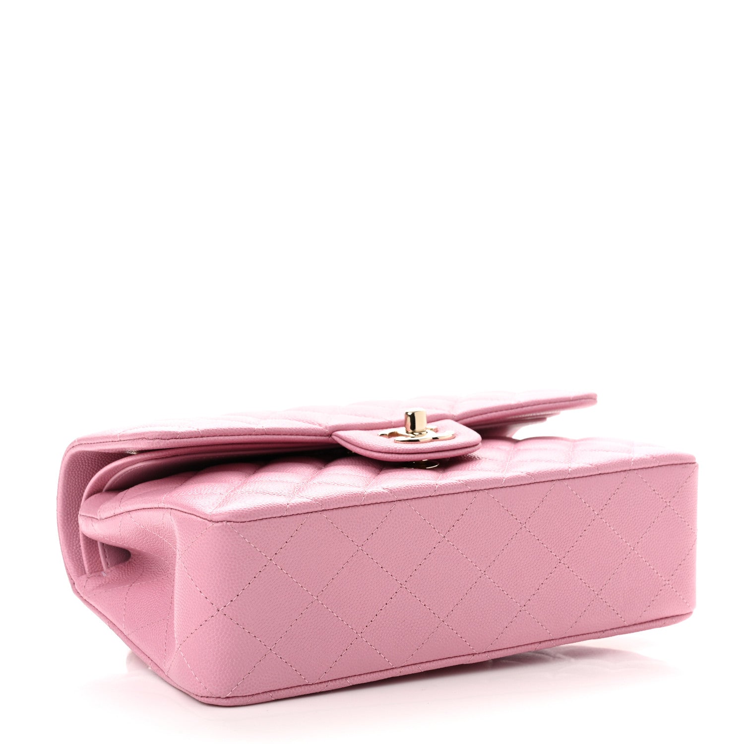 Chanel Caviar Quilted Small Double Flap Pink 4 of 11