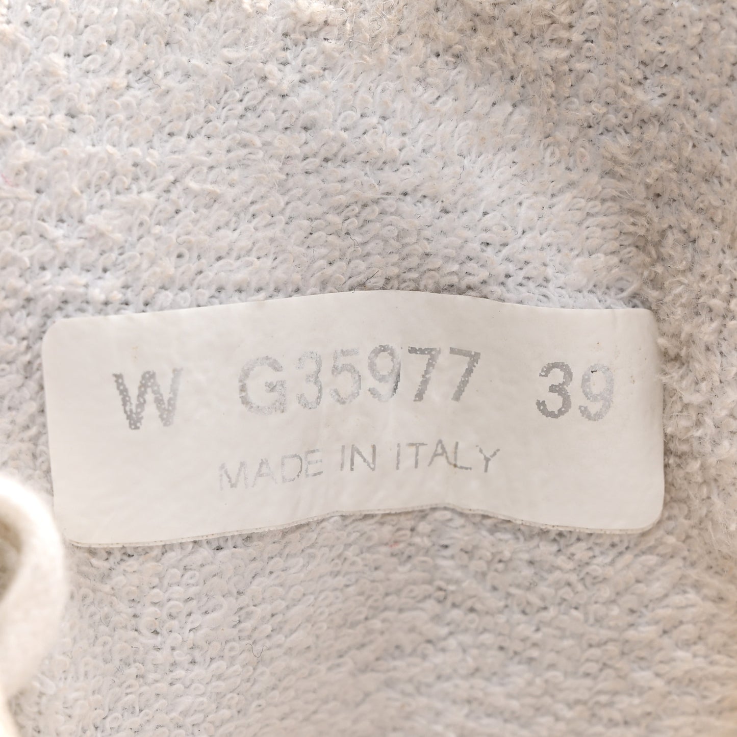 Mesh Suede Calfskin Grained Calfskin Womens CC Sneakers 39 White Grey