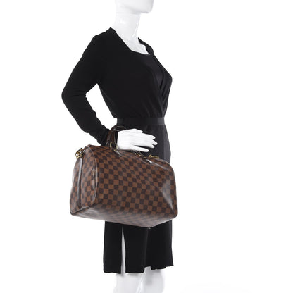 Louis Vuitton Damier Ebene Speedy Bandouliere 30 3 of 10