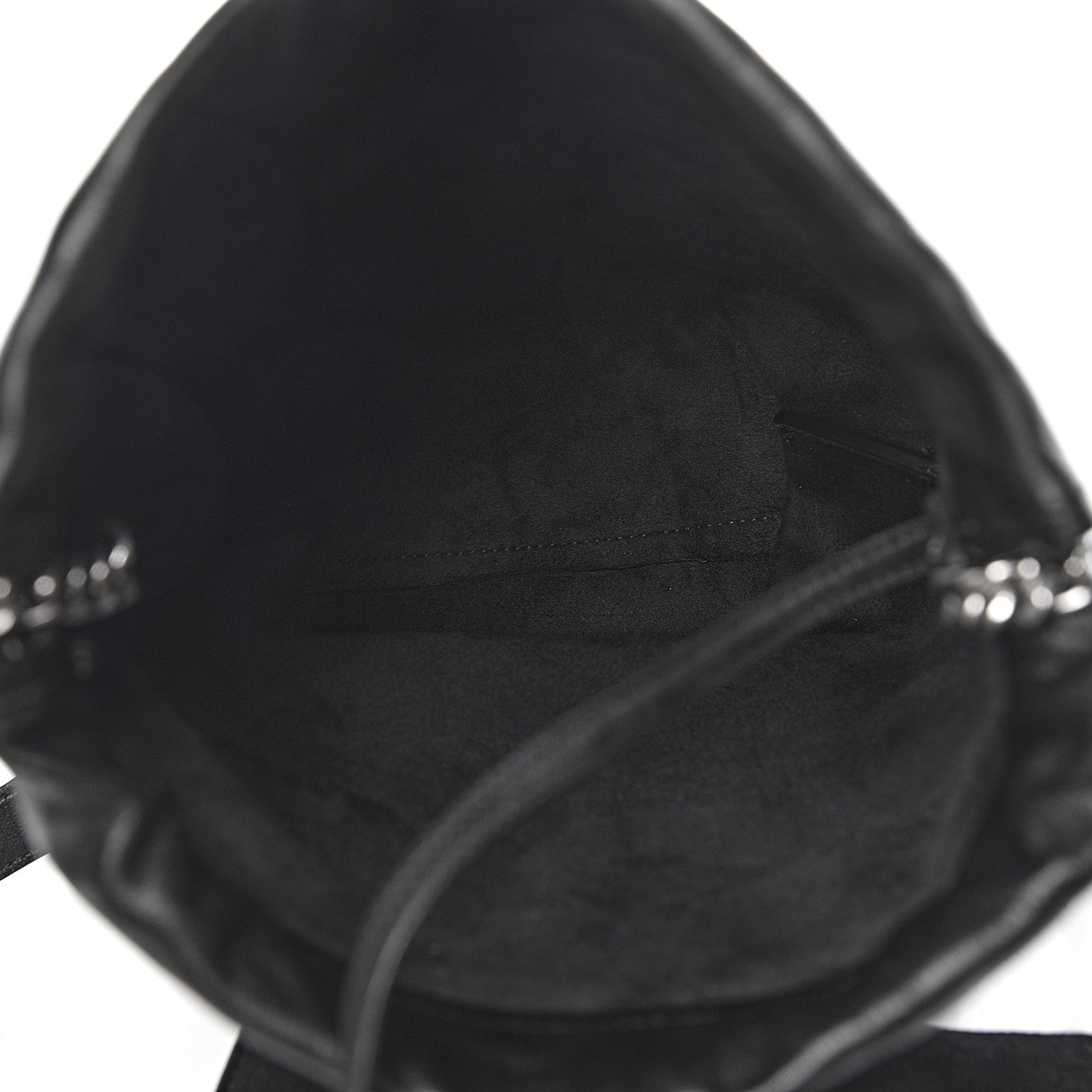 Saint Laurent Lambskin Small Teddy Bucket Bag Black 6 of 11