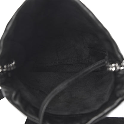 Saint Laurent Lambskin Small Teddy Bucket Bag Black 6 of 11
