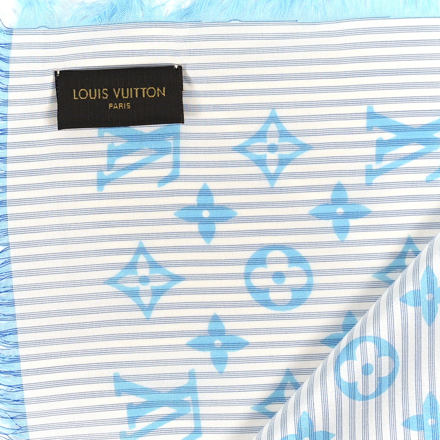 Silk Sur Mesure Shawl Blue