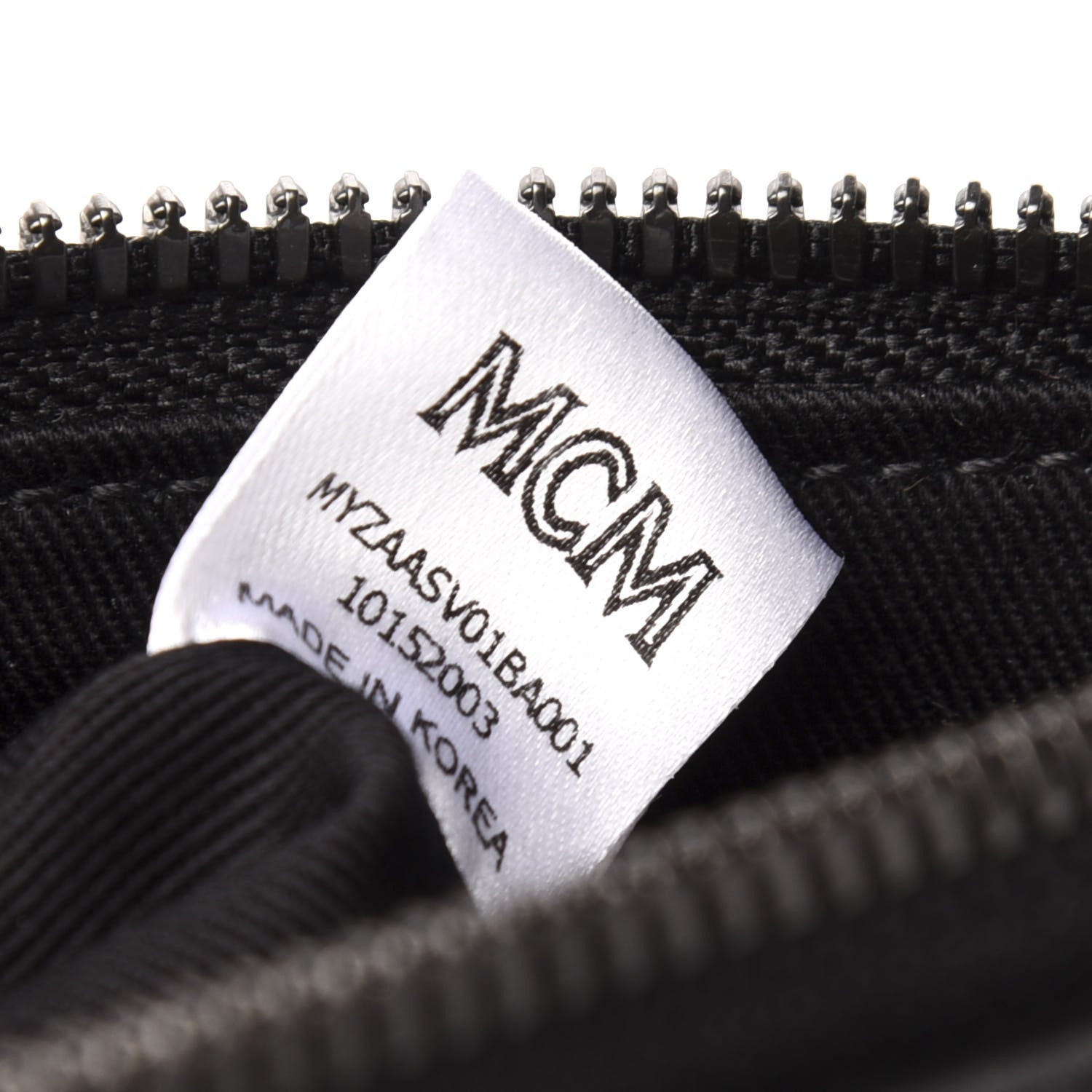 MCM Skyoptic Visetos Crossbody Pouch Spectrum Diamond Black 7 of 7