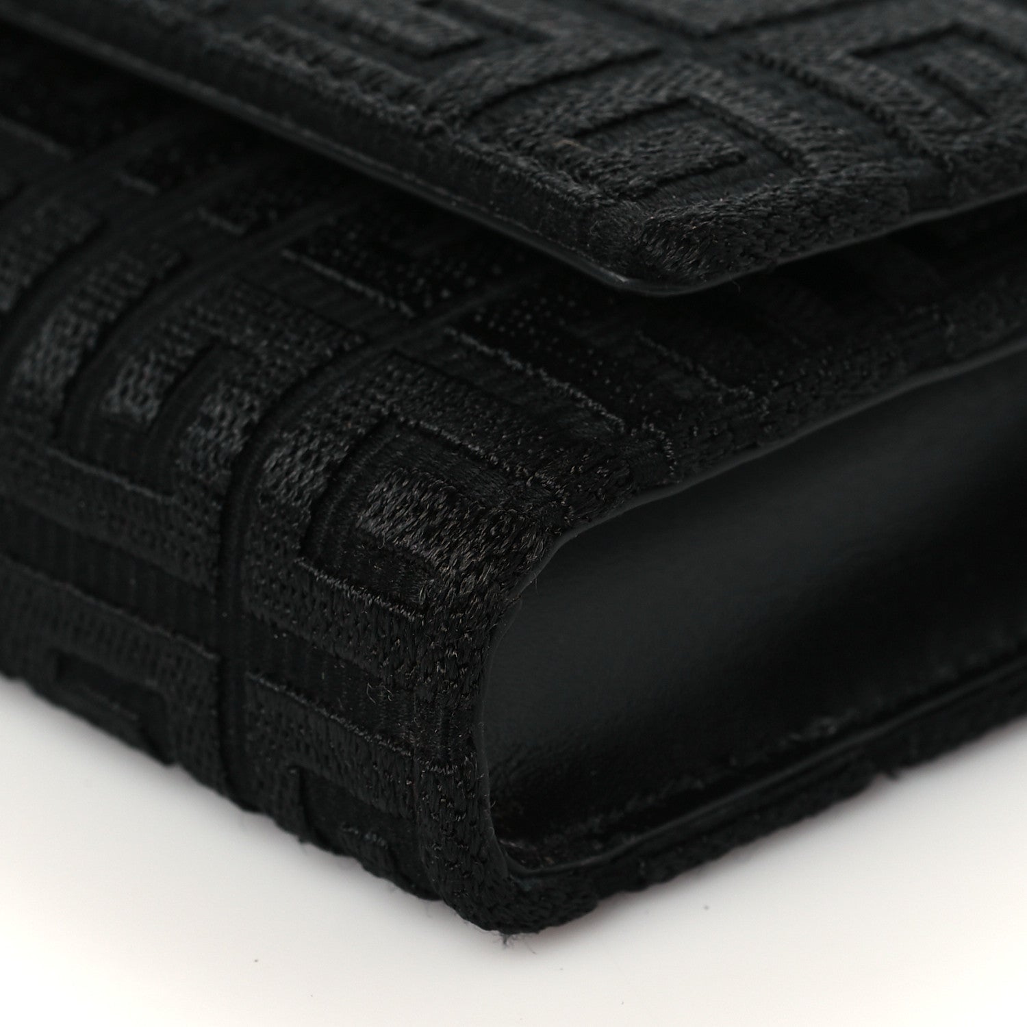 Givenchy Embroidered Canvas 4G Wallet on Chain Black 10 of 10