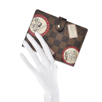 Louis Vuitton Damier Ebene Patch Small Ring Agenda Cover 2 of 8
