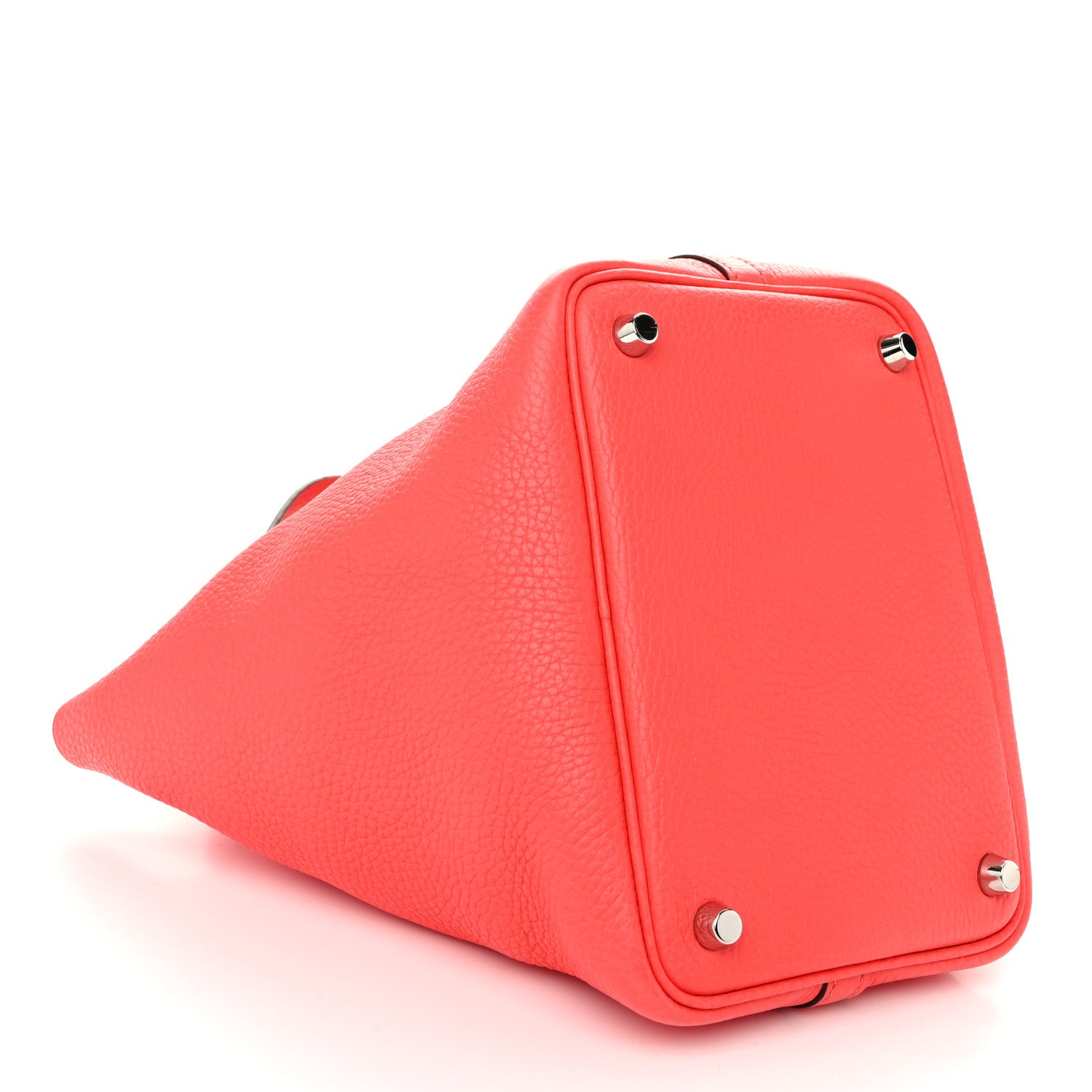 Hermes Taurillon Clemence Picotin Lock 18 PM Rose Texas 4 of 11