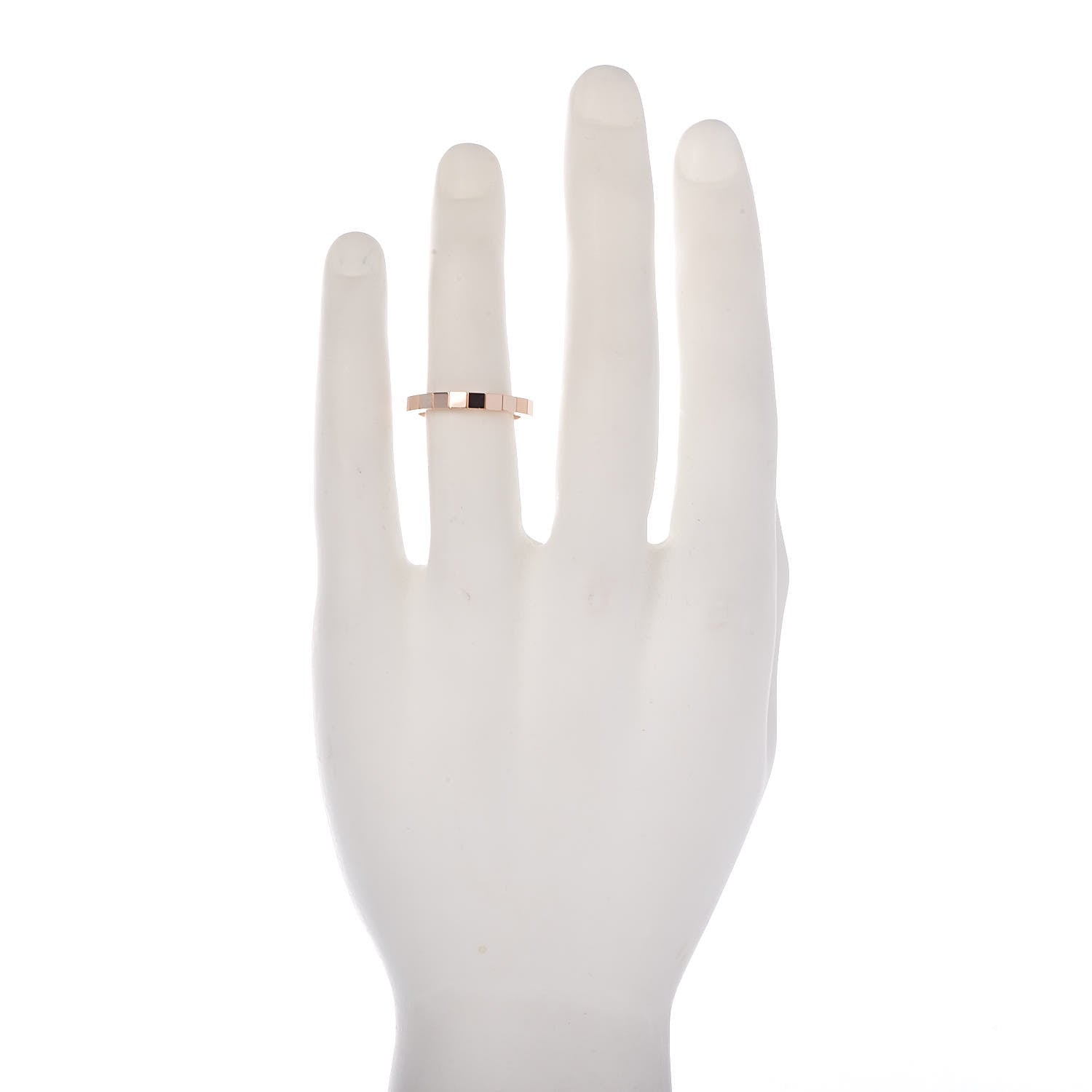 Cartier 18K Pink Gold 3mm Lanieres Ring 59 8.75 2 of 4