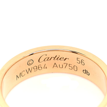 Cartier 18K Yellow Gold 4mm LOVE Ring 56 7.5 4 of 6