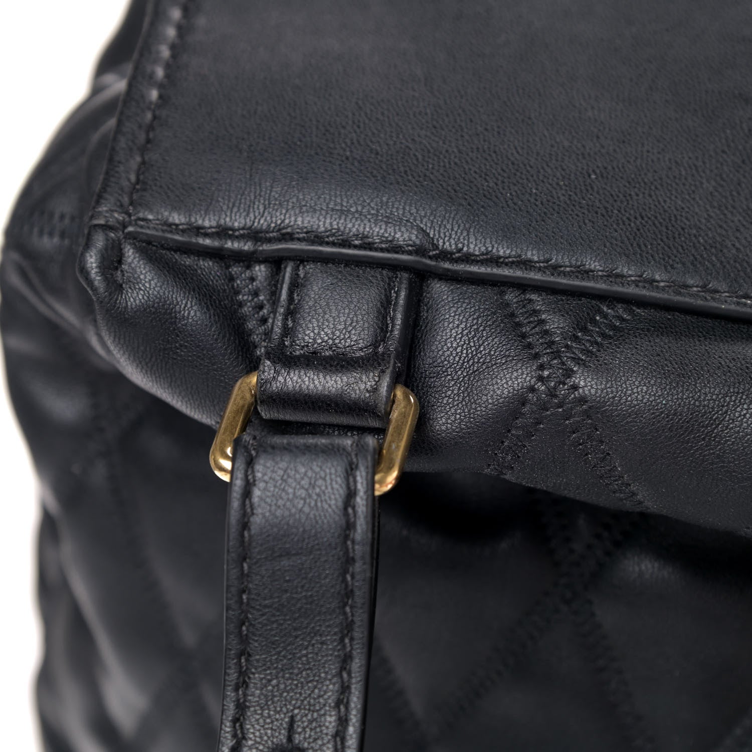 Givenchy Rubberized Canvas Quilted Duo Backpack Black 8 of 13