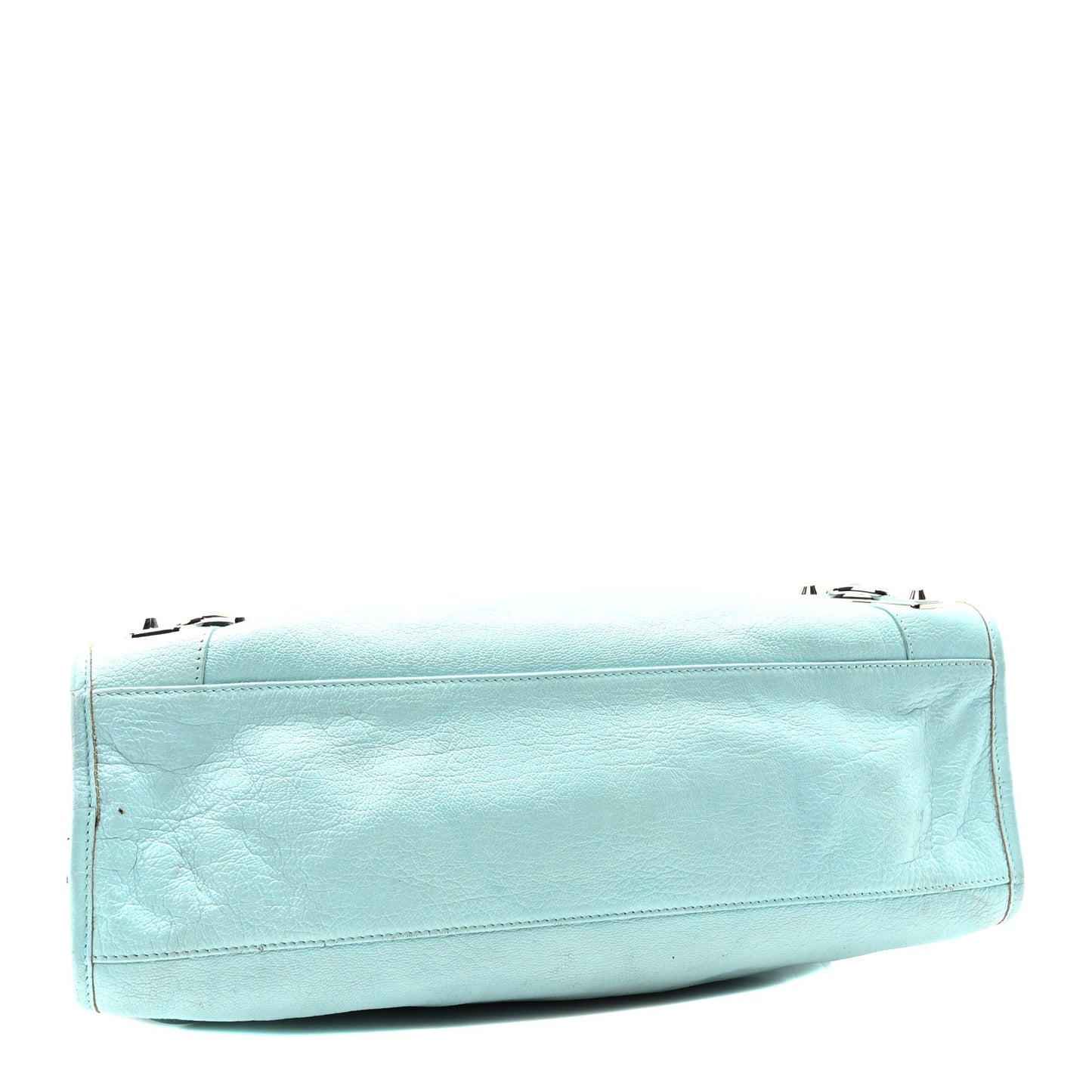 Chevre Silver Metallic Edge Hardware City Bleu Maldives