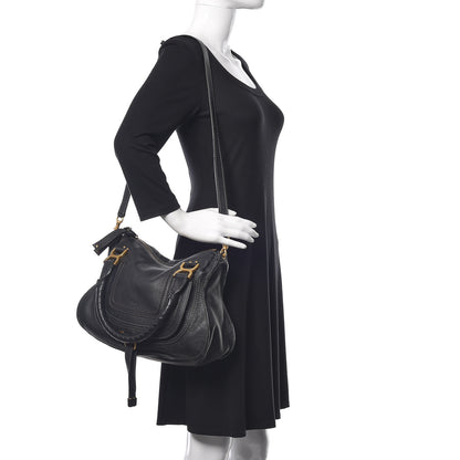 Chloe Calfskin Medium Marcie Satchel Black 3 of 10