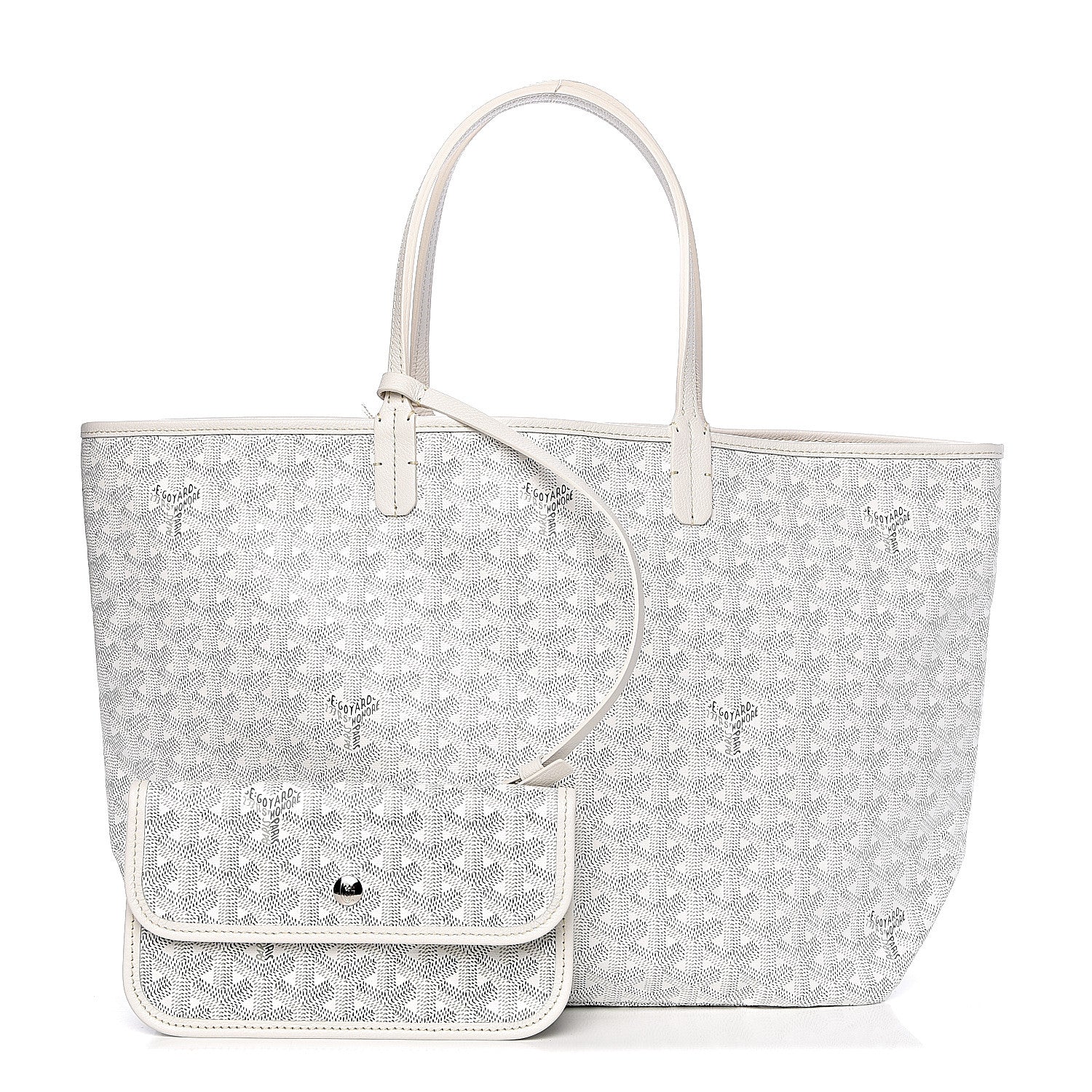 Goyard Goyardine Saint Louis PM White 1 of 12