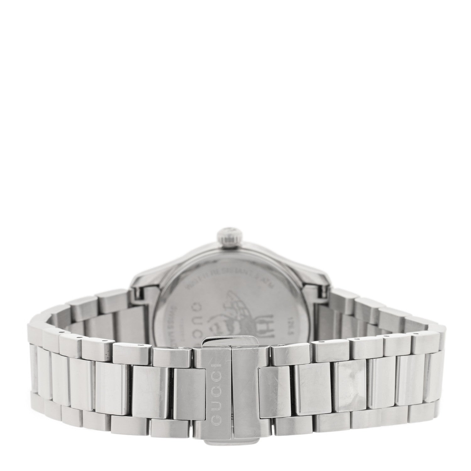 Gucci Stainless Steel Pink Mother of Pearl 27mm G-Timeless Cat Quartz Watch 3 of 4