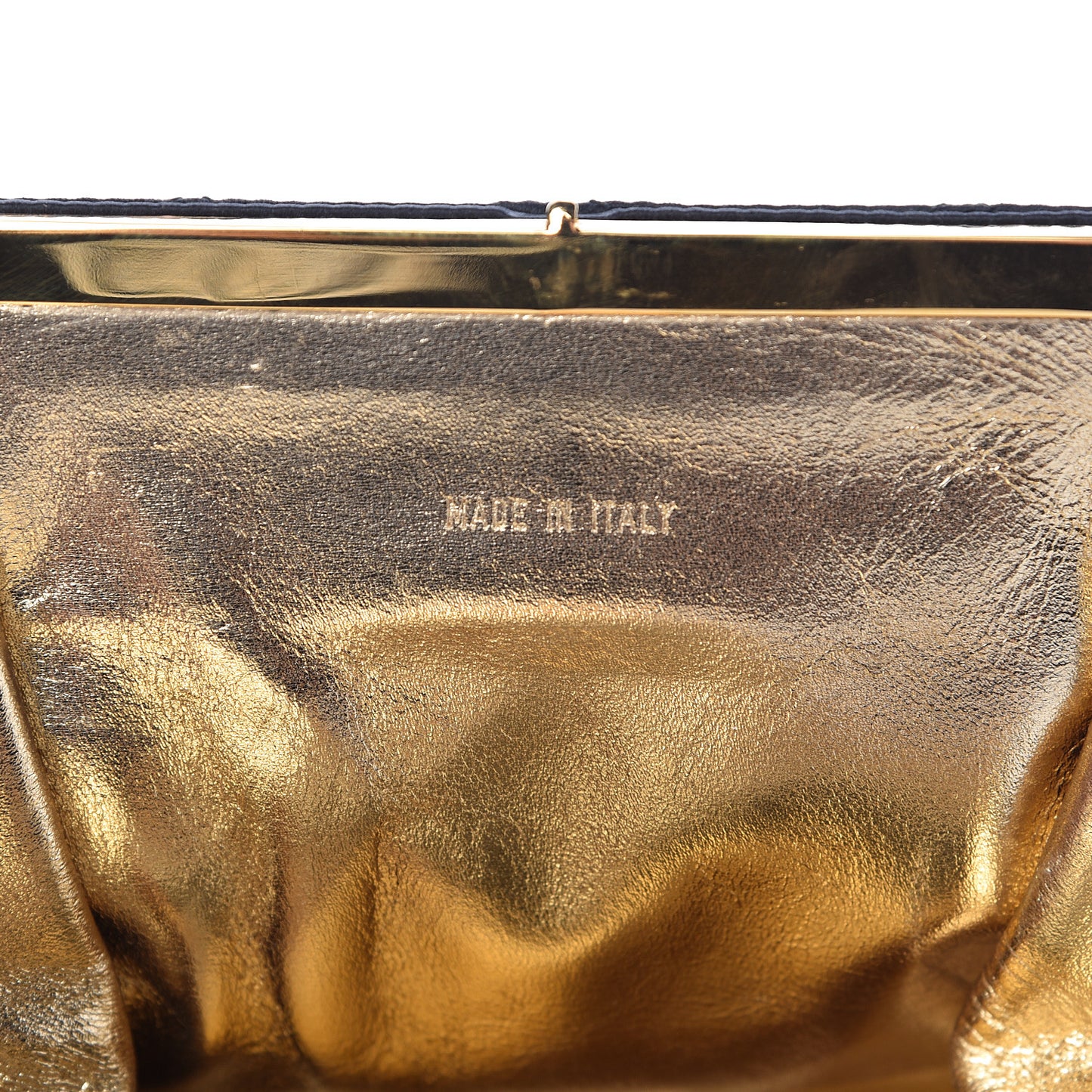 Satin Quilted Evening Bag Black