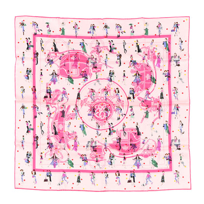 Hermes Silk Ex-Libris les Parisiennes Scarf 70 1 of 9