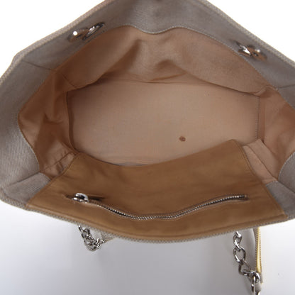 Chanel Canvas Camellia N°5 Tote Beige 8 of 21