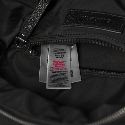 Burberry Nylon Logo Print Backpack Black 8 of 12