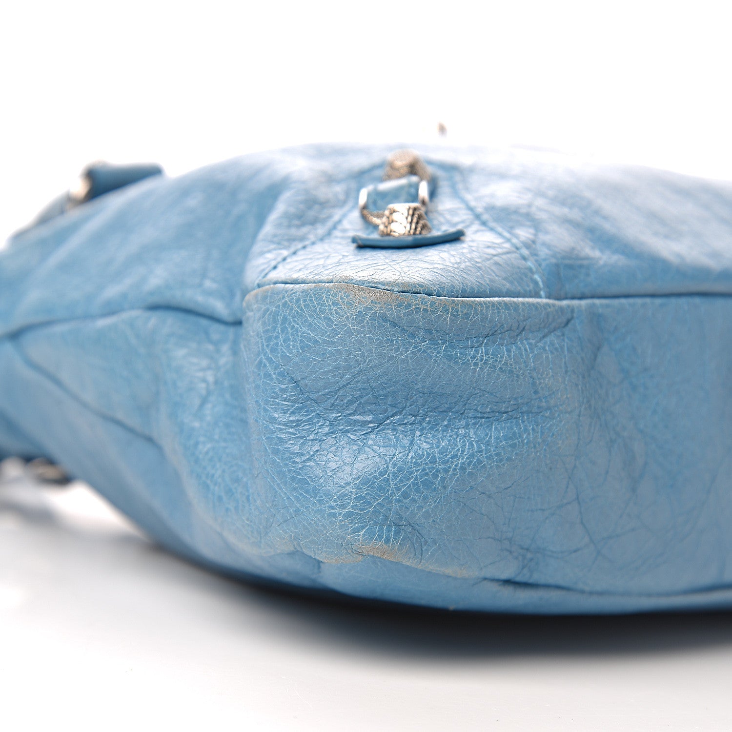 Balenciaga Agneau Giant 12 Silver Hardware Town Bleu Indigo 10 of 15