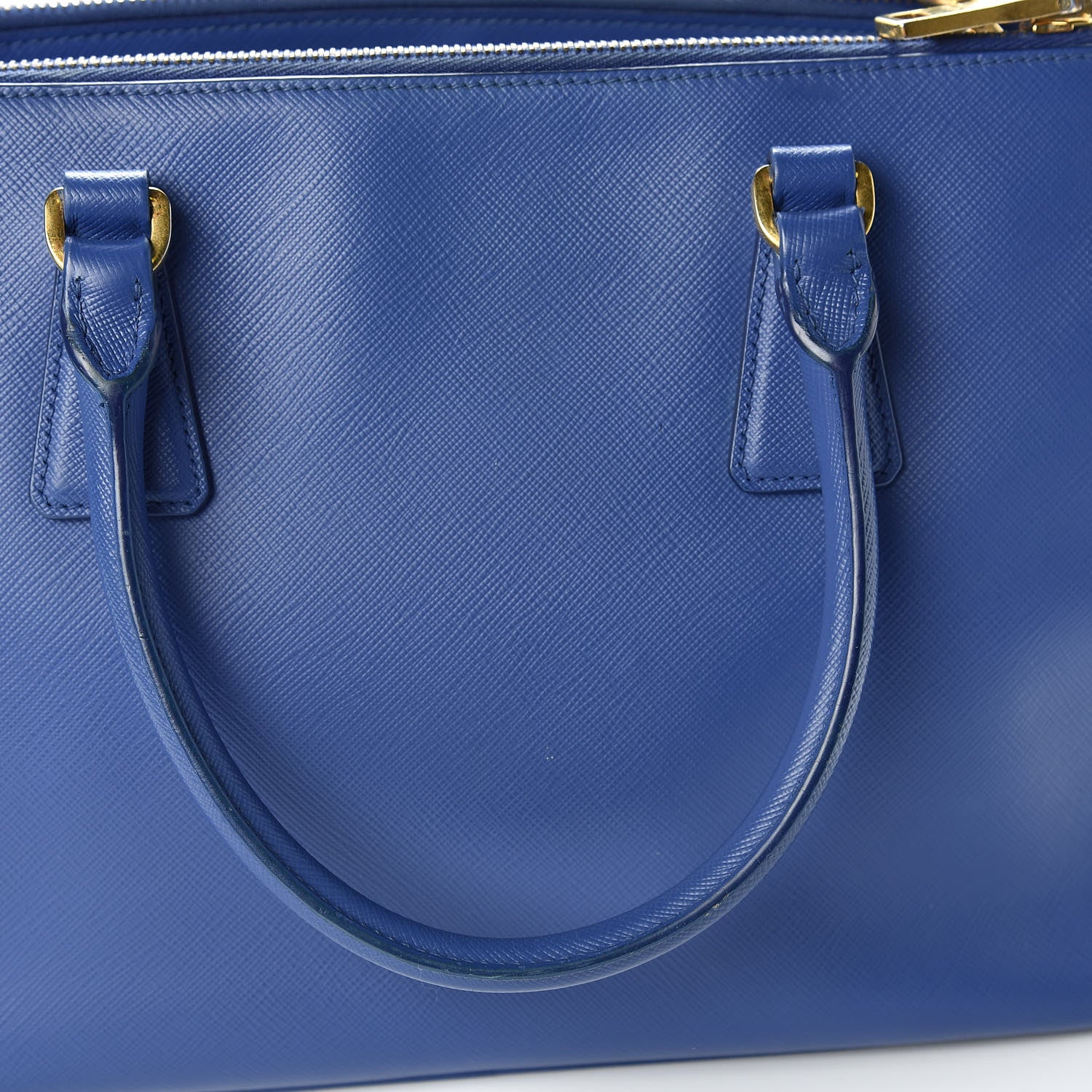 Prada Saffiano Small Galleria Double Zip Tote Bluette 20 of 22