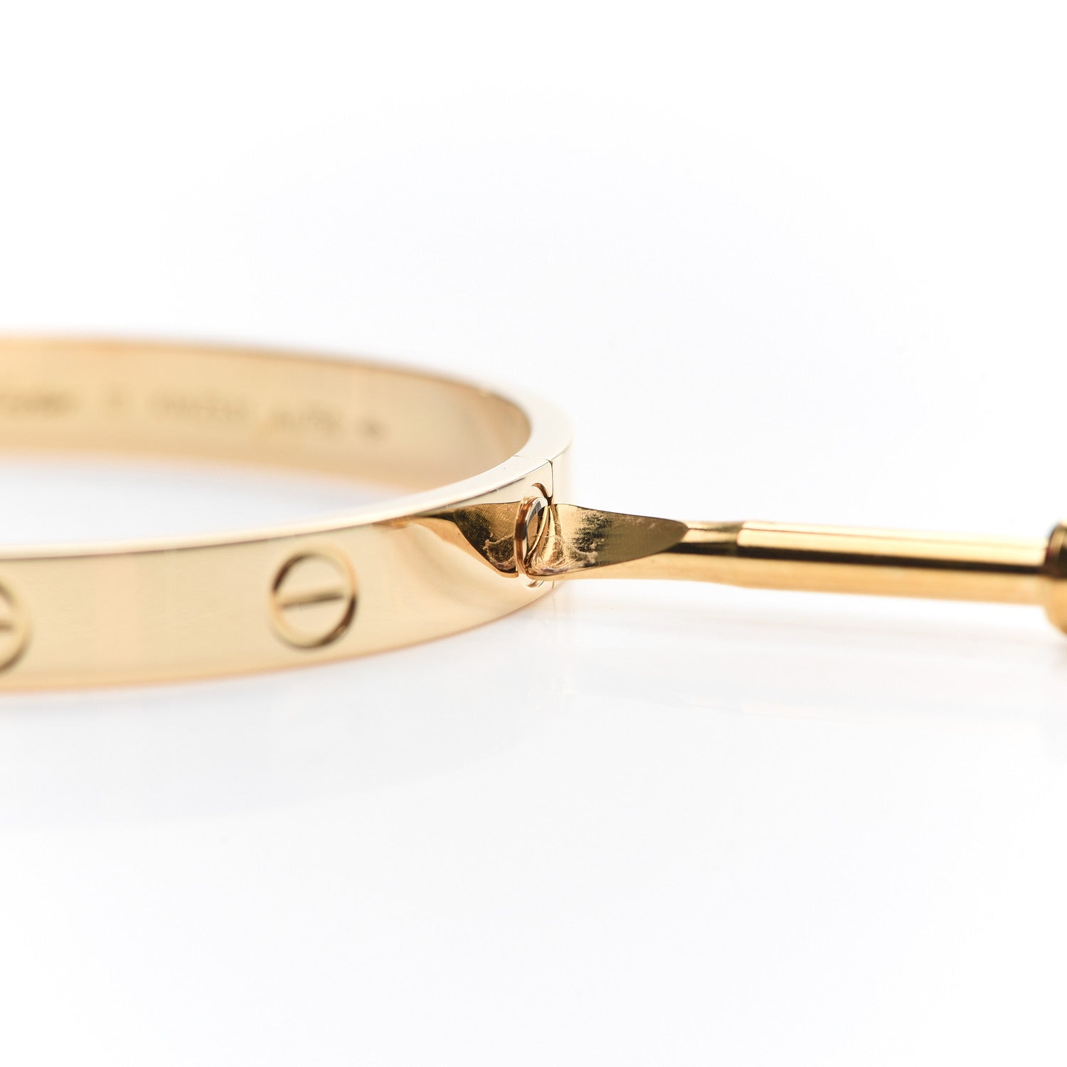 Cartier 18K Yellow Gold LOVE Bracelet 17 6 of 7