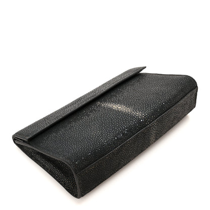 Alaia Stingray Pochette Clutch Black 4 of 7