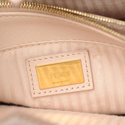 Fendi Vitello Elite Flamingo Petite 2Jours Tote Rosa Plaster 8 of 9